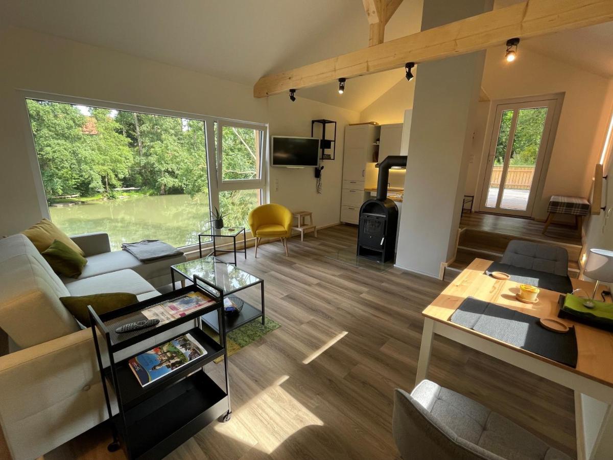 Ferienwohnung Panorama Teichblick Heldritt 外观 照片