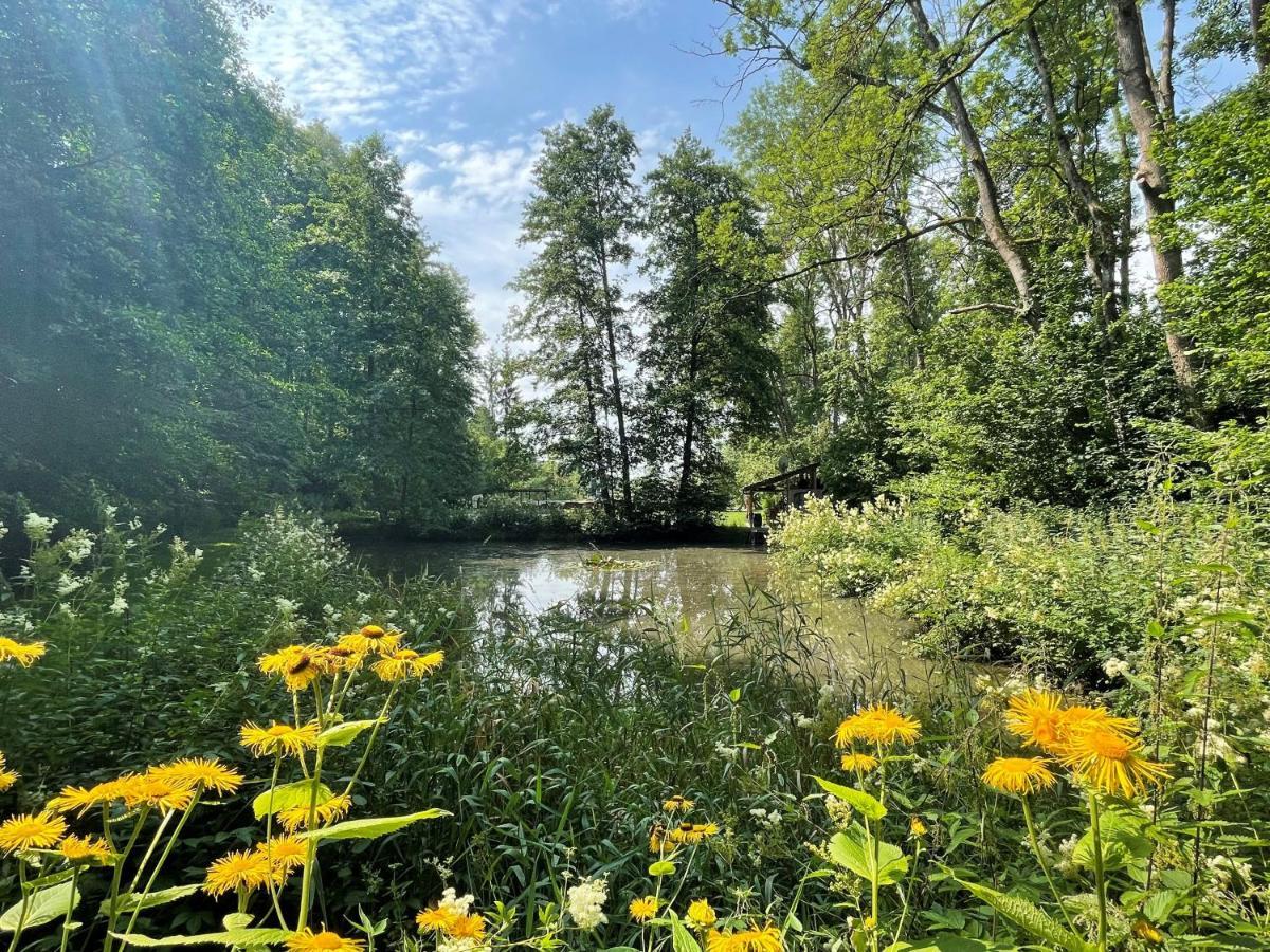 Ferienwohnung Panorama Teichblick Heldritt 外观 照片