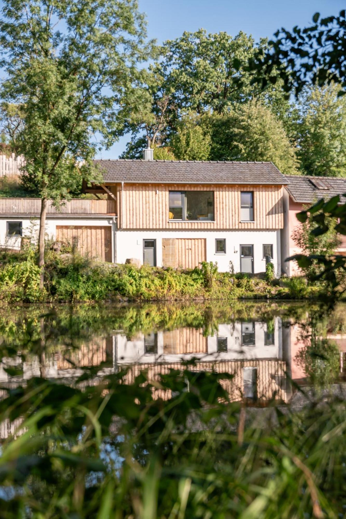 Ferienwohnung Panorama Teichblick Heldritt 外观 照片